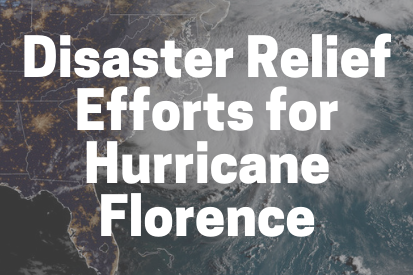 disaster relief efforts for hurricane florence